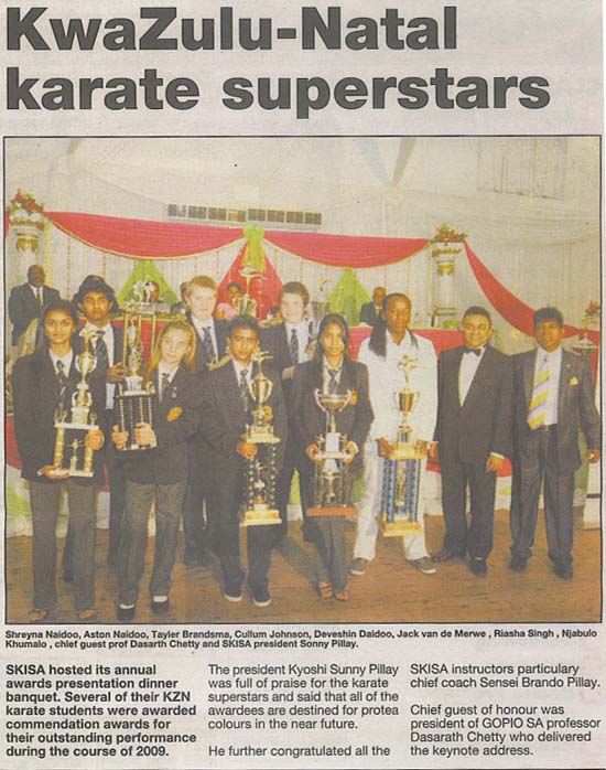 news coverage - Awardees KZN December 2009 1a