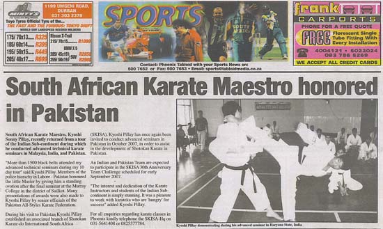 tabloid Media SKI Karate
